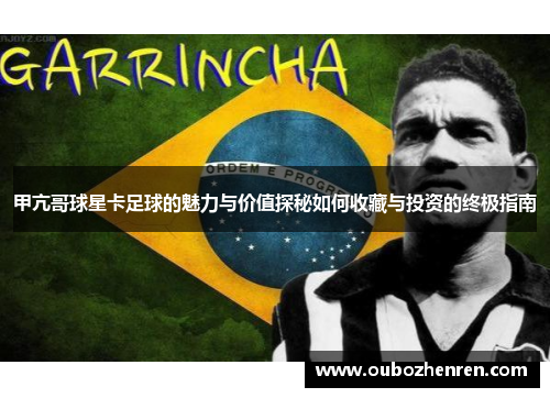 甲亢哥球星卡足球的魅力与价值探秘如何收藏与投资的终极指南